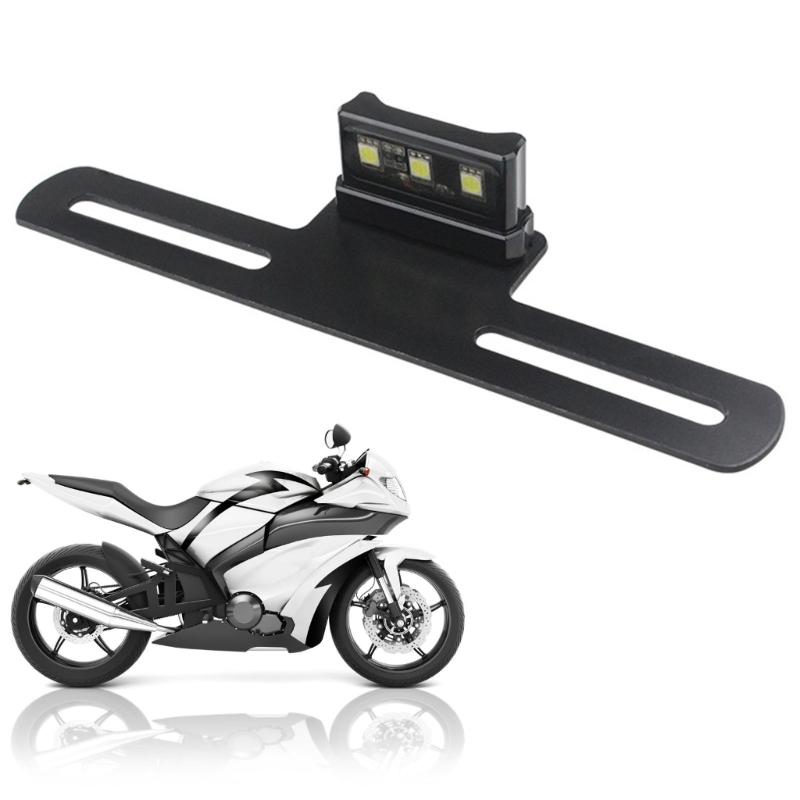 Motorcycle Safe Tail Light LED Technology with Integrated License Plate Stand Integrated License Plate Lamp with Bracket