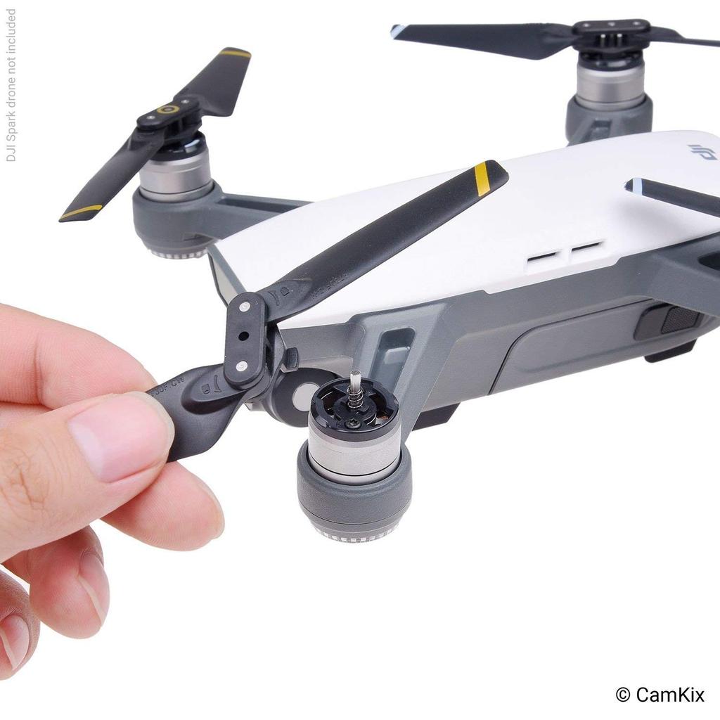 CamKix Запасные пропеллеры для DJI Spark 2 комплекта Включает удобную коробку для хранения Быстросъемные складные крылья Протестированная в полете конструкция Незаменимый