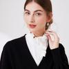 Ladies Ruffles Stand Fake Collar For Women False Shirt Blouse Detachable Collar Neckwear Female Neck Collar