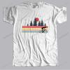 Streetwear Male Vintage Retro Bicycle Cycling Mountain Bike T Shirt Short Sleeves Cotton Tshirt Mtb Biking Outdoor Cyclist Tee