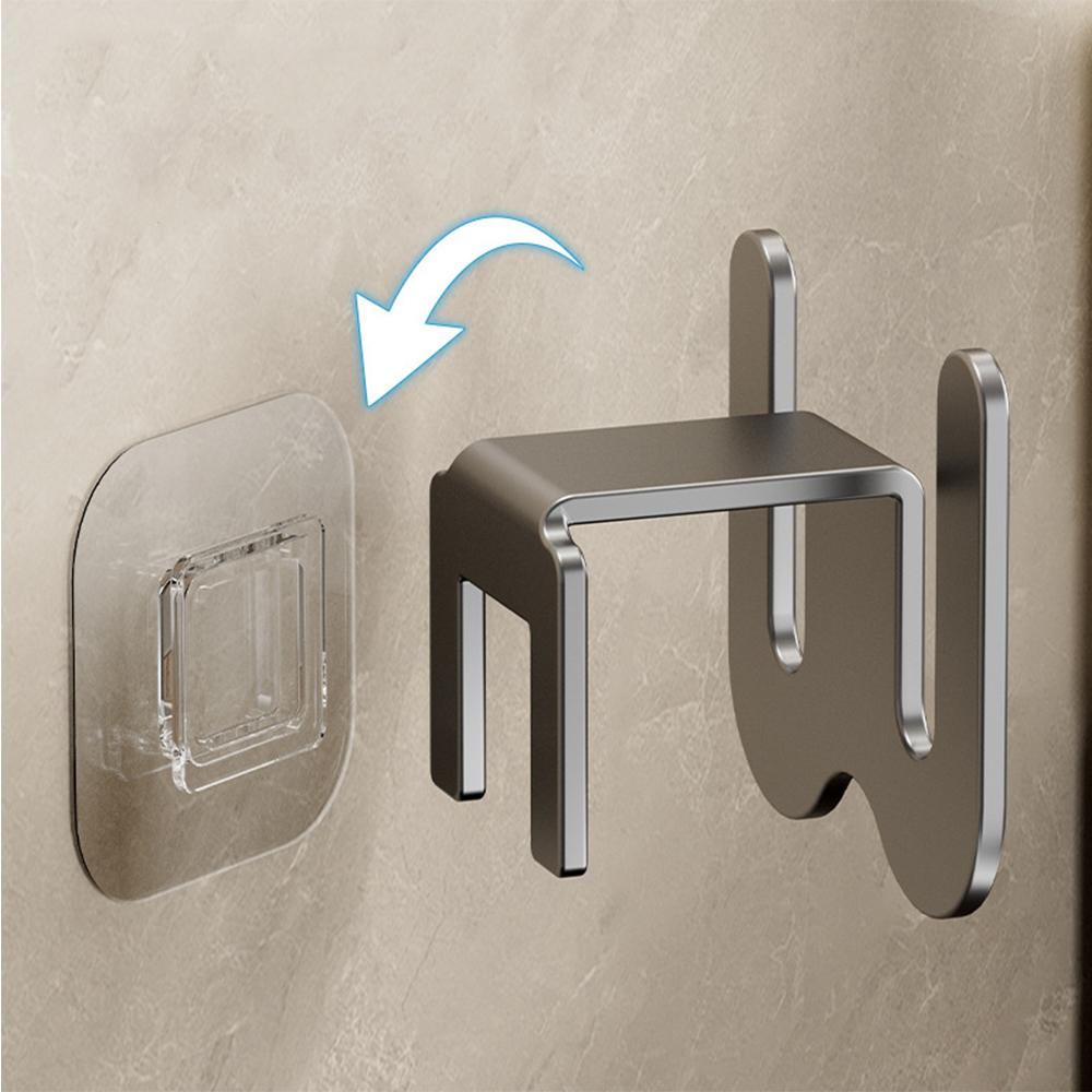 1/3pcs Wall Mounted Shoe Rack Non Perforated Simple Storage Racks Bathroom Door With Wall Bathroom Slipper Wall Mounted Hook