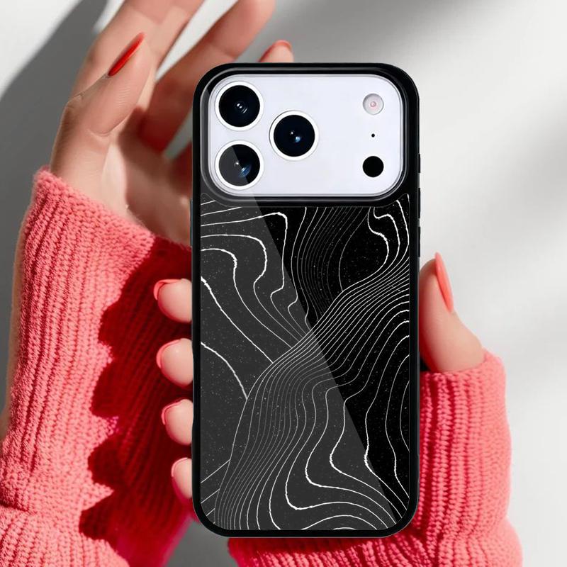 Модный абстрактный арт-чехол-волна для iPhone 17 16 15 14 13 Pro Max Задняя крышка для 12 11 Pro Coque