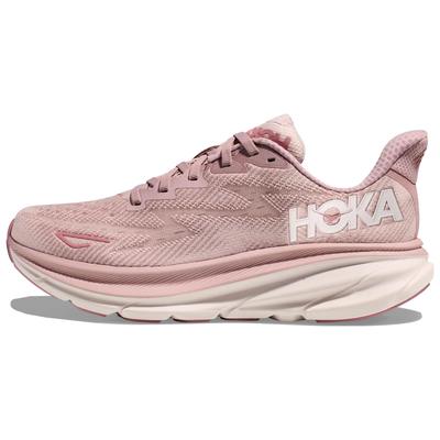 HOKA Clifton 9 Бледно-лиловые женские кроссовки Розовый Персиковый крем 1127896-PMPW