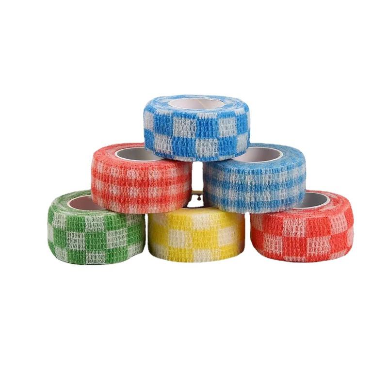 5 шт./набор Дышащий самоклеящийся бинт, эластичный бинт, нетканый материал, защита пальцев от износа, защита для домашних животных при занятиях спортом, оптовая продажа для колена и голеностопа