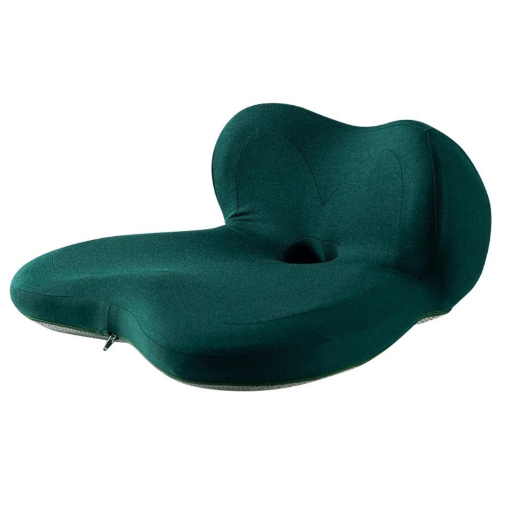 Seat Cushion Memory Foam Ergonomics Lumbar Cushion Car Seat Back Pillow Home Office Bolster Washable Nnon-Slip For Men Women