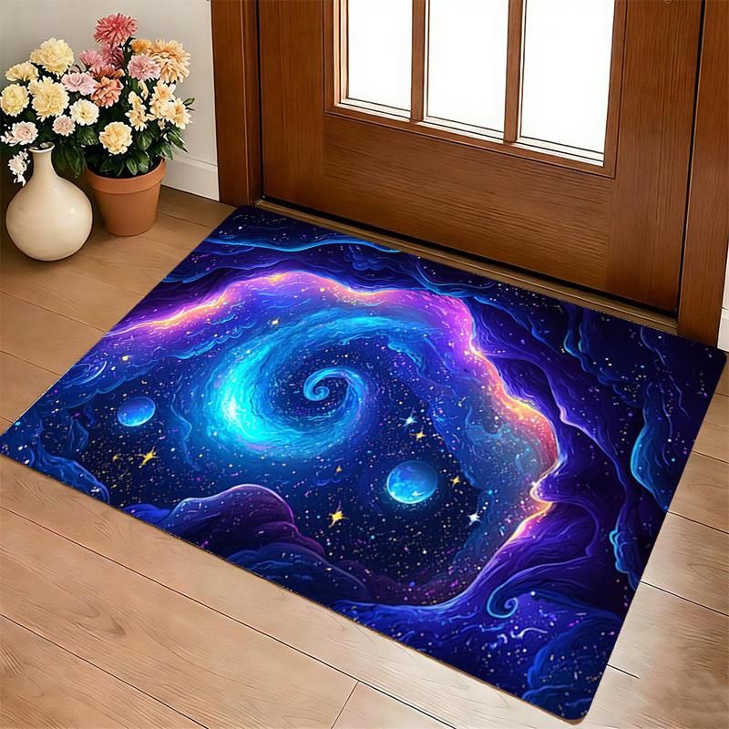 Cosmic Spiral Living Room Nonslip Area Rug Soft Carpet For Bedroom Game Playroom Sofa Office Home Decor Doormat Christmas Gift C9261238