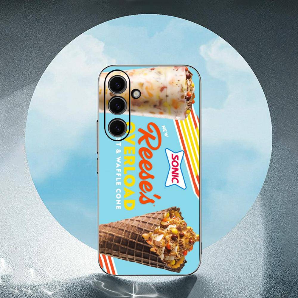 C-Candy Reeses Черный Cell Роскошный Черный Чехол Для Телефона Для Samsung Galaxy S23 S24 S25 Ultra S22 Plus S21