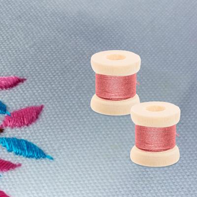 20 шт. 100 шт. Неокрашенные деревянные катушки DIY ремесленные бобины для плетения шитья держатель для ниток ручной работы набор для изготовления ювелирных изделий