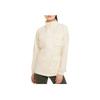 Outdoor Casual Multi-Pocket Stand Collar Solid Woven Jacket Women Jacket Coconut-Milk CZ8973-114