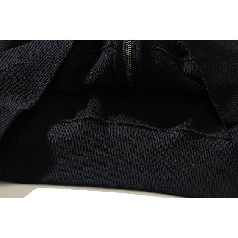 1302 Off-White 2025 Autumn/Winter New OW Hollow Graffiti Arrow Pattern Printed Men's and Women's Zipper Hoodie