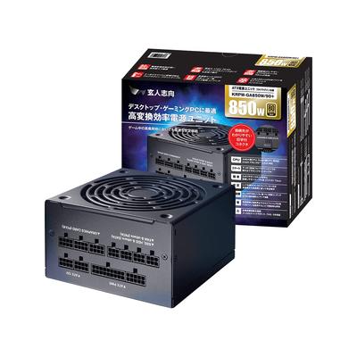 Блок питания ATX Kuroutoshikou 850 Вт, 80 PLUS Gold, Полностью модульный, Полупассивный, KRPW-GA850W/90+