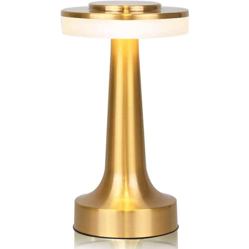 Portable LED Table Lamp with Touch Sensor, Rechargeable Battery Lasts Hours, For Kids' Bedrooms and Nightstand Table Lamps