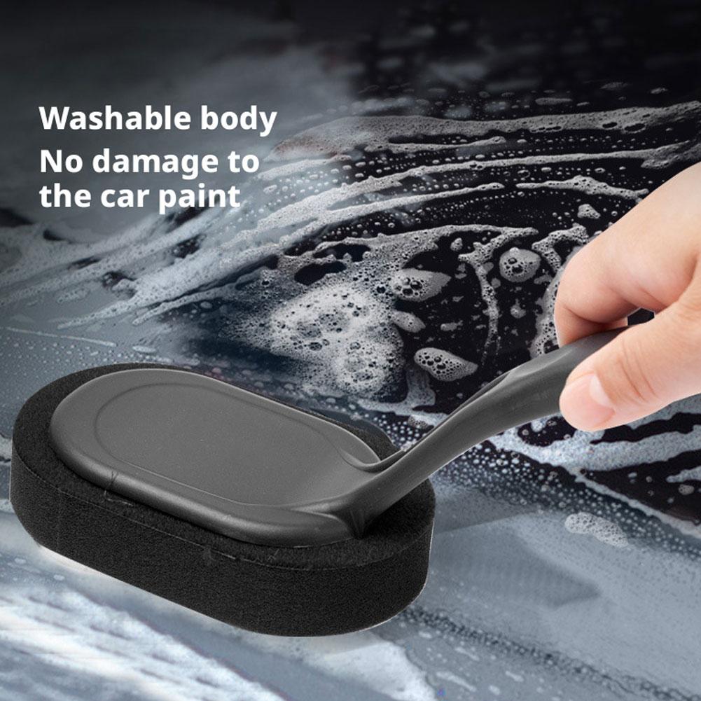 Автомобильная шина Колесо Полировка Губка Щетка Длинная Ручка Салонное Вощение Очистка Ступицы Автомобиля Губка Аксессуары Щетка Очистка Шины B J6E9