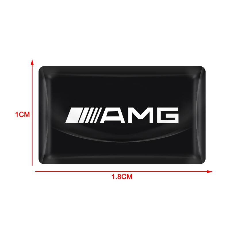 2/5/10 шт. Наклейки с 3D-эмблемой логотипа автомобиля на руль из углеродного волокна для Mercedes Benz AMG GLE GLS GLC CLA GLB ML C500 C200 C300 W204 W206 W205 W212 W203