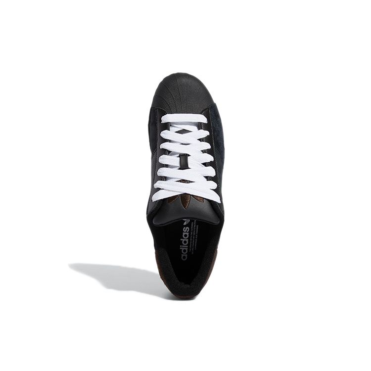 adidas Черные кроссовки унисекс Superstar 82 Panel Core-Black Cloud-White GW0775