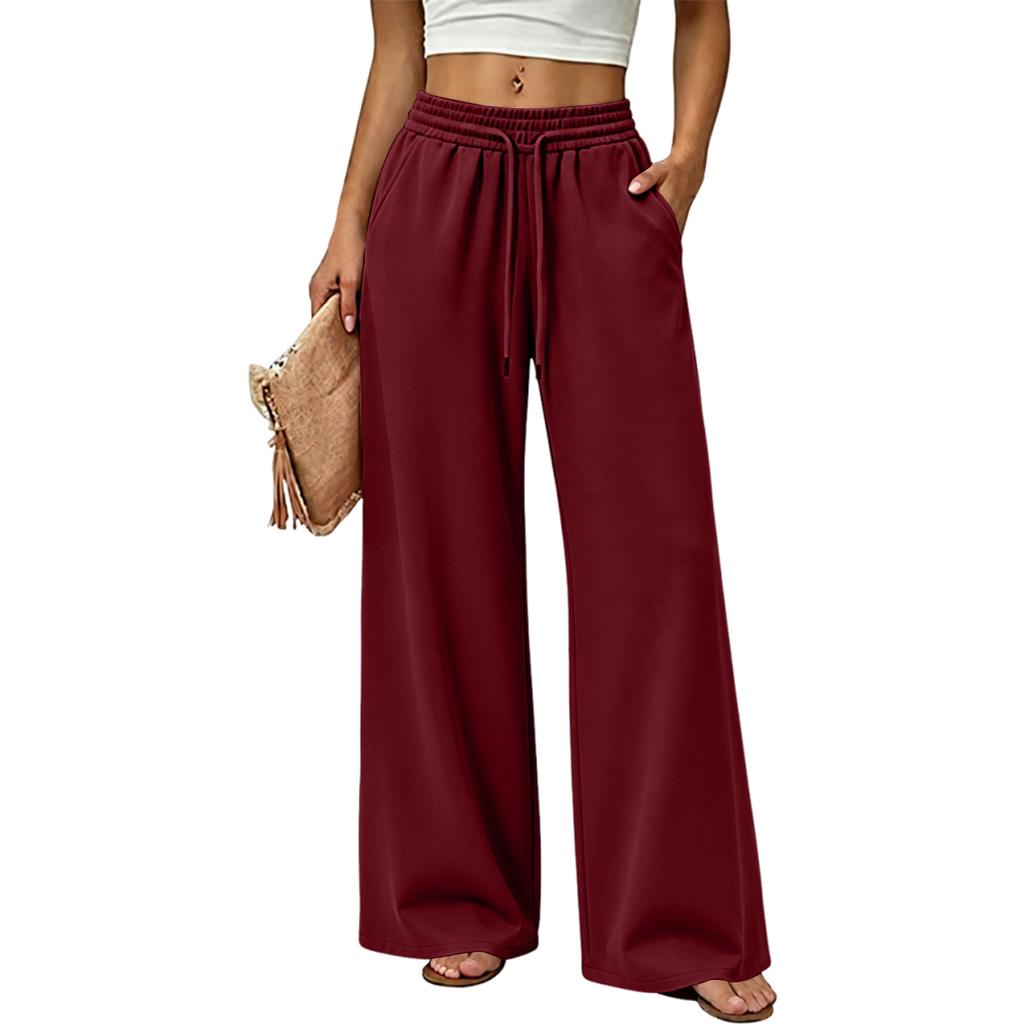 Женские цветные широкие спортивные штаны Повседневные универсальные джоггеры для ежедневной носки