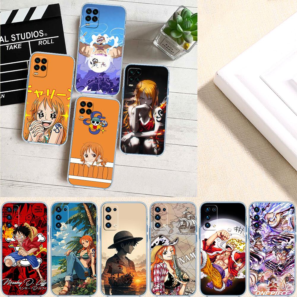 One Piece Luffy Nami Soft Shell Transparent Phone Case for Motorola Moto G7 G8 G9 G84 G85 G73 G24 G15 Z2 Play Power Plus