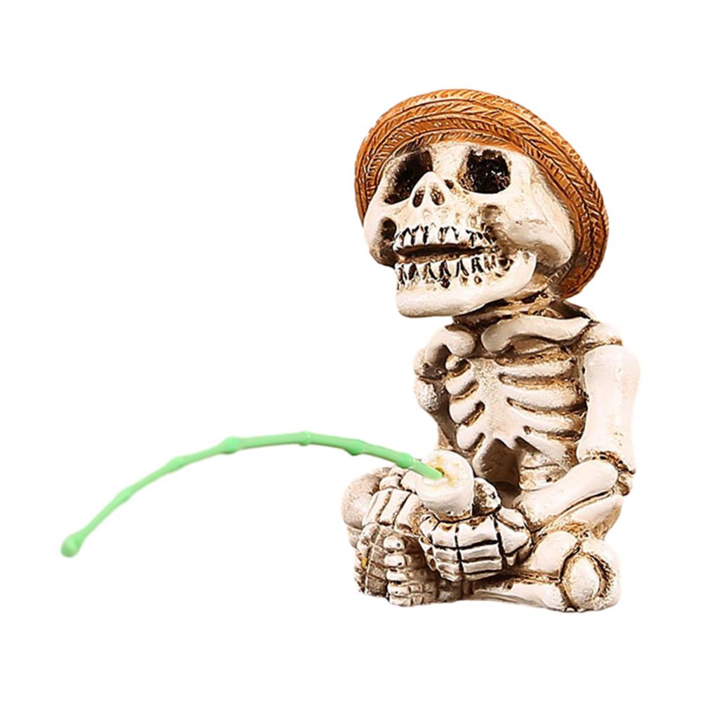 Садовая фигурка лягушки, устойчивая к погодным условиям, причудливый смоляной декор для пруда, скульптуры, мультяшная лягушка с удочкой для улицы