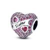 Позолоченные бусины из серебра 925 пробы с медным покрытием, серия «Дружба», подвеска, браслет, ожерелье из бусин своими руками