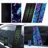 For Honeycomb Car B-pillar Waterproof Decal DIY Door Pillar Sticker