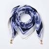 Hot-selling Magnetic Buckle Velvet Warm Square Scarf Women's Spring and Autumn Versatile Silk Scarf Scarf Temperament Small Scarf