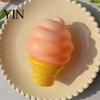Relaxation Squeeze Ball Transparent Lemon Toy, Stress Relief Jellyfish Ice Cream Reliever Soft Clear Cube Sensory Toy for Kids Adults