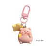 Fashionable Piggy Pendant Keyrings Accessory Cute Animal Bag Decoration for Girl