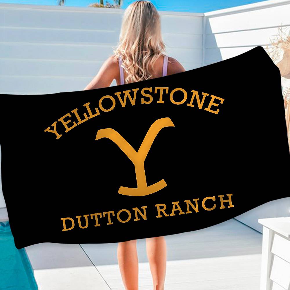 Популярное Y-Yellowstone D-Dutton R-Ranch Пляжное полотенце Цветные полотенца для ванны для девочки Микрофибра Быстросохнущее Без песка Пляжное
