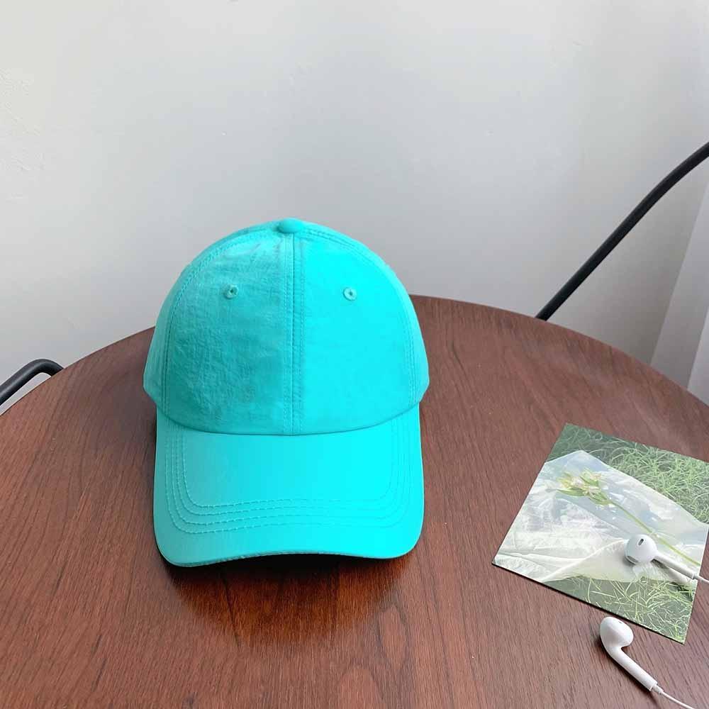 Solid Color Solid Color Sun Hat Korean Style Peaked Cap Quick-Drying Baseball Cap Girl