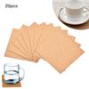 Cork Coasters Self-adhesive Square Cork Mat Anti-slip Surface.