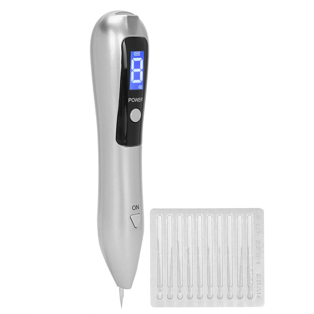 Ручка для удаления родинок 9 скоростей Регулировка Удаление темных пятен веснушек с синим светом