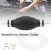 Rubber High Flow Fuel Supply Hand Pump 6mm / 8mm / 10mm / 12mm Fuel Hand Primer Pump with Hose for Car Marine Boat Motorcycle