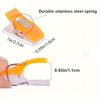 Разноцветные швейные клипсы с пружинами из нержавеющей стали, клипсы для скрепления ткани для пэчворка, рукоделия и швейных принадлежностей