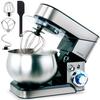 Robot Pâtissier Boulangerie Cuisine Ménager Multifonction Bol Inox 5л 6 Vitesses Briebe KM1114 1800 Вт Acier Inoxydable 00218
