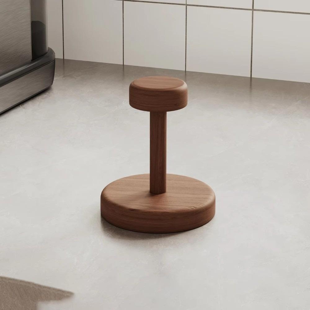Round Disposable Paper Cup Holder Wooden Storage Rack Household Cup Dispenser Stand  Home Decor