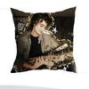 Joe Keery Stranger Pillow Case Anti-Dustmite Pillowcase Invisible Zipper Silky Short Plush Sofa Cushion Cover