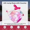 Kids LED Jump Rope with Counter Steel Wire Rope for PE Training and Competition