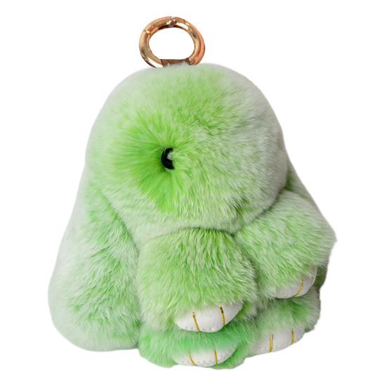 Брелок-подвеска в виде кролика Yousheng, ручная работа, мягкий кролик, подвеска на сумку из искусственного меха, многофункциональный аксессуар для кошелька