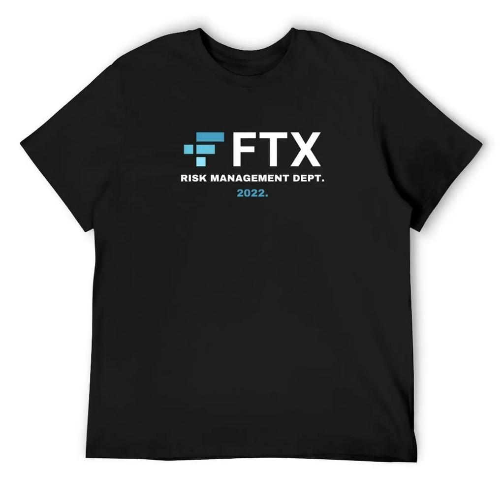 Футболка с графическим принтом FTX Department of Risk Management, оверсайз, смешные футболки с мемами, футболка на заказ, футболка для мужчин