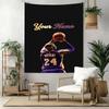 Kobe Custom Your Name Wall Decor Tapestry Art For Pet Memorial Birthdaywedding Party Backdrop Family Gift