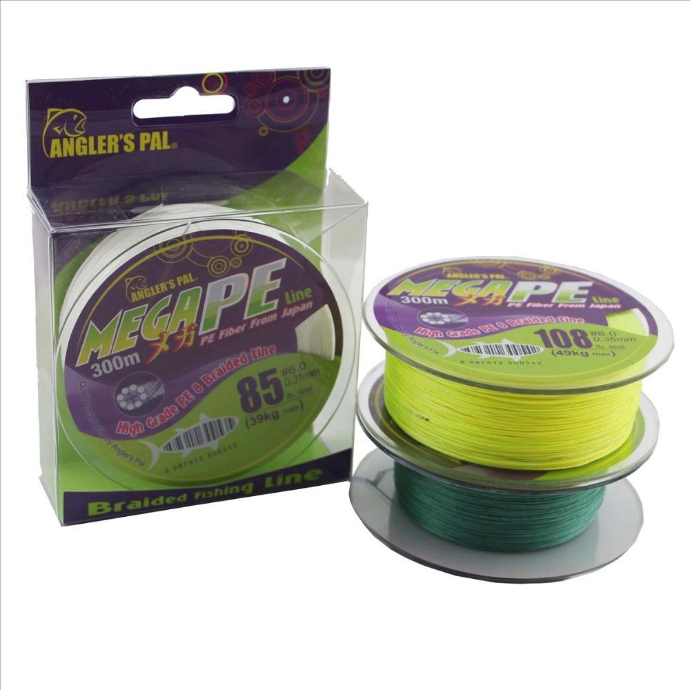 300М и 500М Anglers Pal MEGA PE X8 многоволоконная плетёная леска PE Япония, 8-жильная плетение, Прочное рыболовное снаряжение