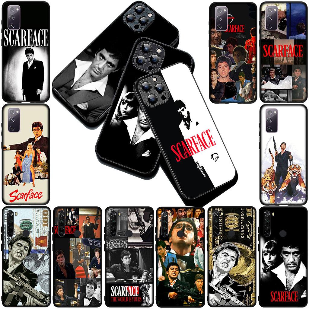 Phone Cover for Motorola Moto G86 G57 E14 E15 G14 G34 G35 G84 G24 A54 G15 Power E22 Soft Silicone Case S-Scarfaces Wallpaper