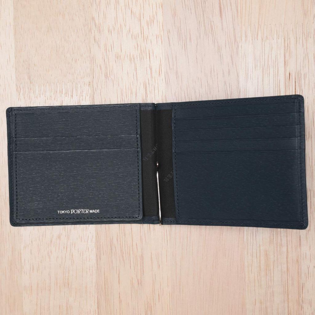 Current Money Clip CURRENT Yoshida Bag Bifold Wallet HALF FOLD MONEY CLIP Card Banknotes Regular PASMO SUICA Commuting School Train Bus Business Suit