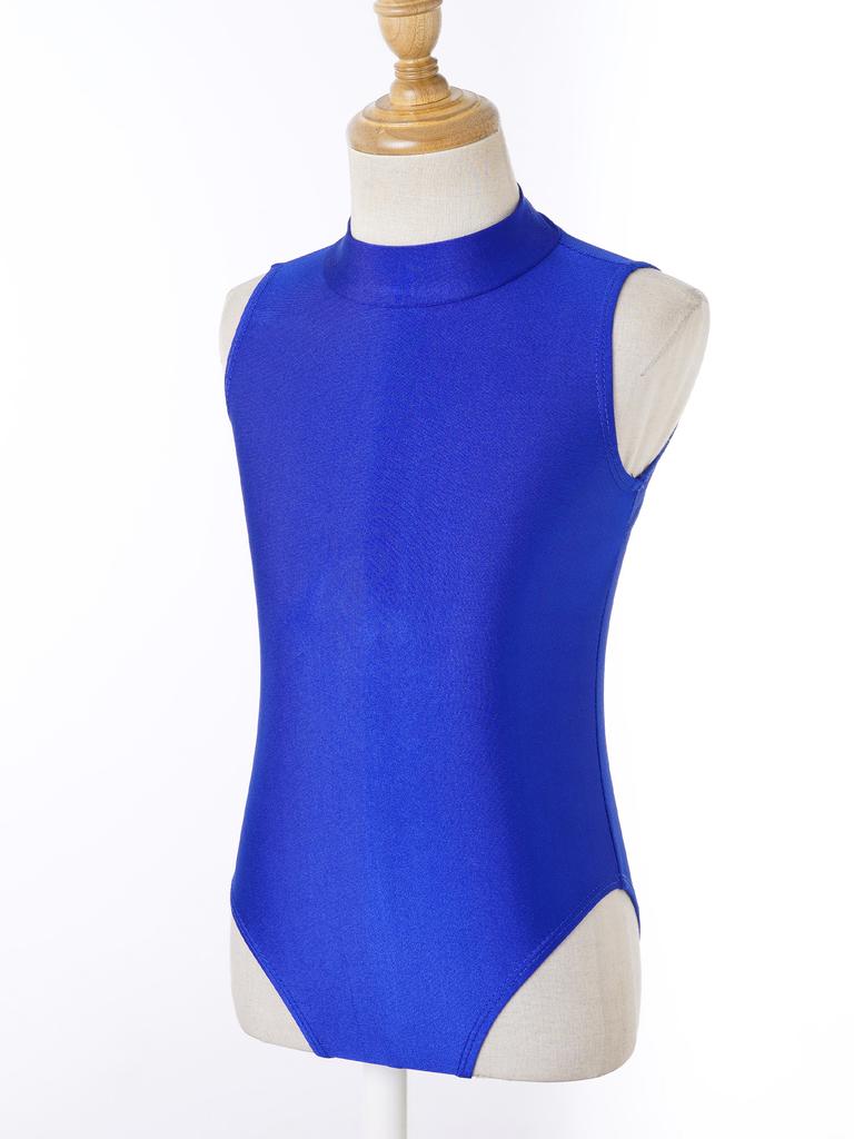 Детский комбинезон для девочек без рукавов с вырезом на спине для балета, гимнастики, костюмы для девочек Bailarina