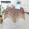 Dust-proof Cloth Hollow Lace Embroidery Multifunctional Cover Cloth Cover Towel Coffee Table Cloth Coffee Table Decoration