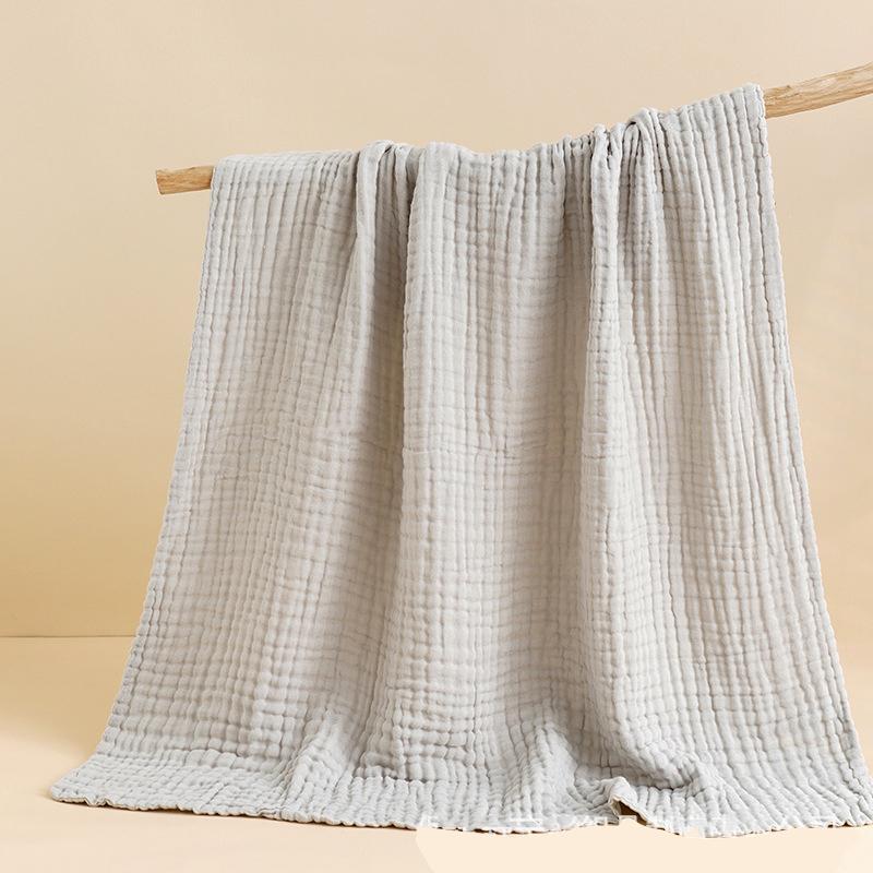 Детское банное полотенце, 6 слоев, марлевое одеяло для младенцев, 1 шт., детская пеленка, постельное белье 105*105 см, одеяло из чистого хлопка с пузырьками, муслиновое одеяло