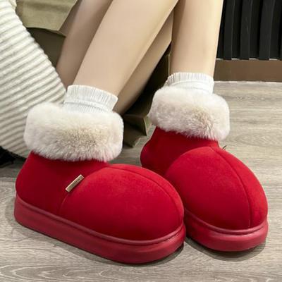 Модные детские классические меховые ботинки для женщин, зимние ботинки, уличные модные ботильоны, высокие ботинки для женщин, утепленные ботинки, новая теплая домашняя меховая обувь