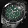 Авторизованный дистрибьютор Lip Watch 671711 Himalaya 40MM Chronograph Dark Green Stainless Steel [LIP] Мужские [HIMALAYA]