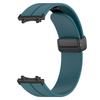 For Huami Amazfit T-Rex 3 Silicone Watch Band Magnetic Folding Buckle Wrist Strap (With Connector)