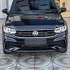 cntwv5 Car styling For Tiguan Front Grille Chrome 2021 2022 2023 Tiguan MK2 Front Bright Black Grille Chrome Sports Body Kit Accessory